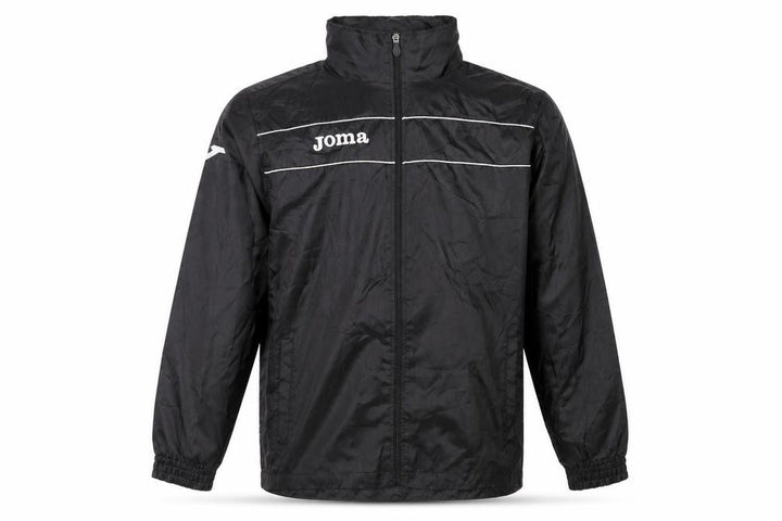 Joma Mens Black S Windbreaker Sports Jacket Full Zip Polyester