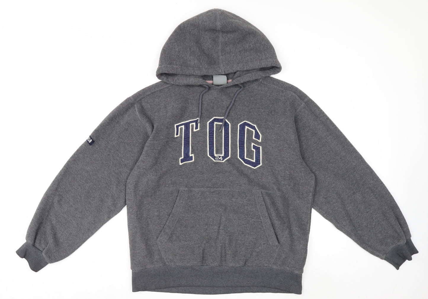 TOG 24 Boardwear Women's Grey Pullover Hoodie Size S Polyester Fleece