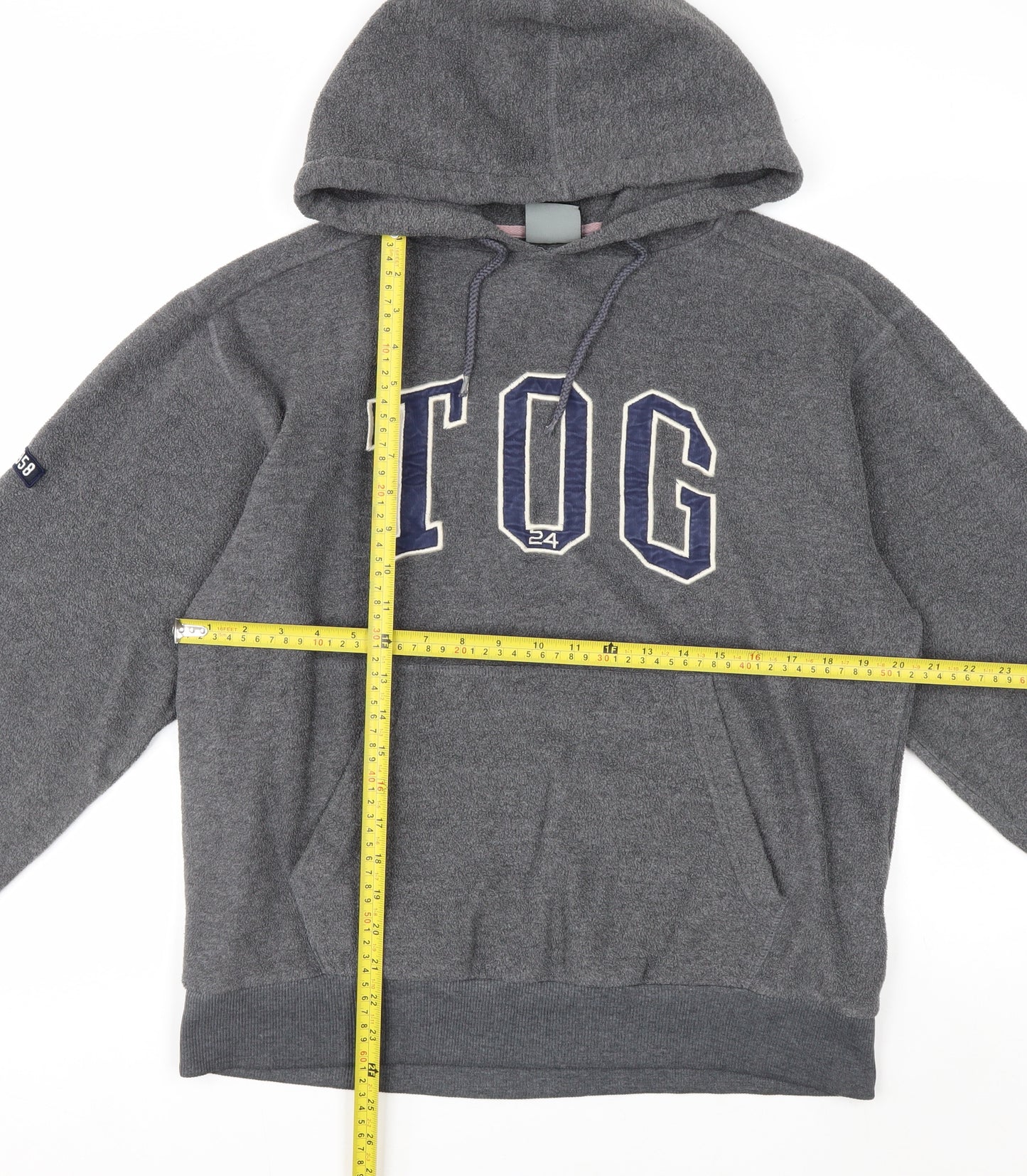 TOG 24 Boardwear Women's Grey Pullover Hoodie Size S Polyester Fleece