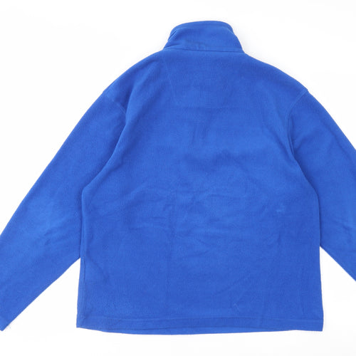 Regatta Men Blue Fleece Pullover Sweatshirt XS 1/4 Zip Outdoor Top