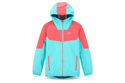 Regatta Boys Blue Colourblock Waterproof Outdoor Jacket 9-10 Years
