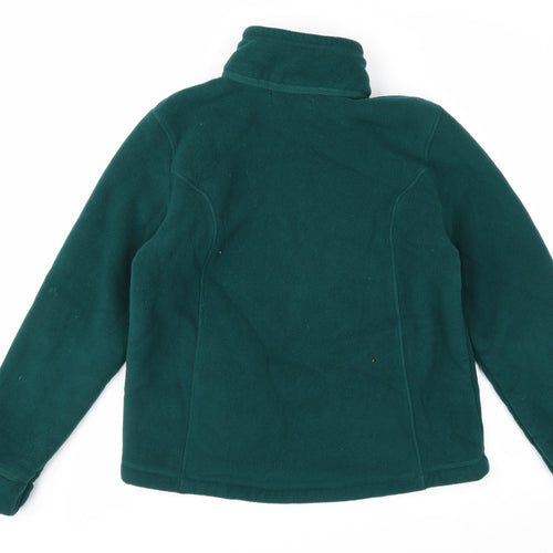 Marks and Spencer Womens Green Fleece Full Zip Jacket Size 12