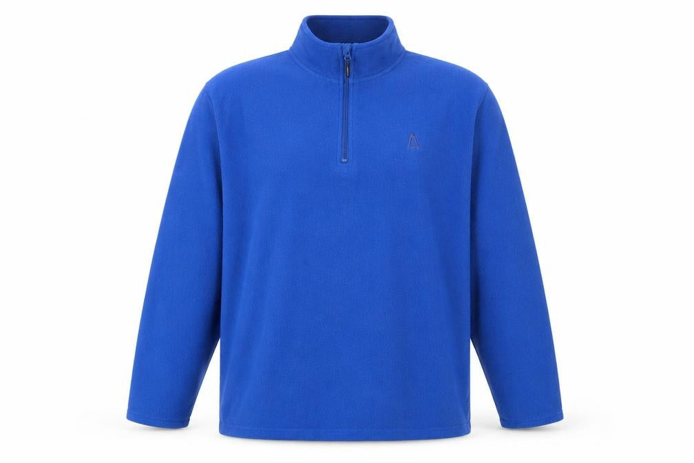 Glacier Point Men's Blue Fleece 3XL 1/4 Zip Pullover Sweatshirt