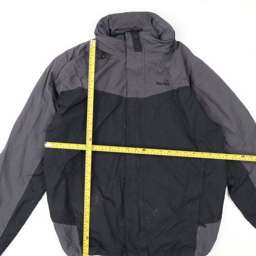 Peter Storm Men's Grey Waterproof Rain Jacket M
