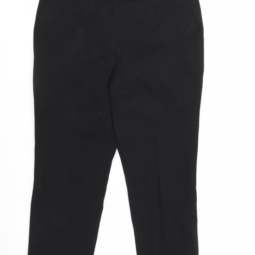 Marks and Spencer Women's Black Size 12 Ankle Slim Trousers