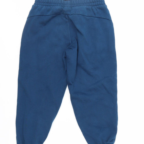Puma Boys Blue Jogger Sweatpants 5 Years Cotton Blend Fleece