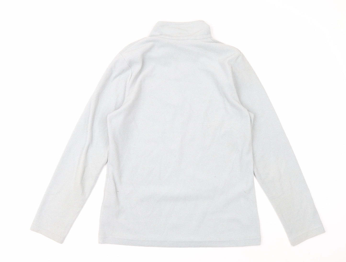 Regatta Womens Grey 1/2 Zip Fleece Sweatshirt UK 10 Outdoor Warm Top