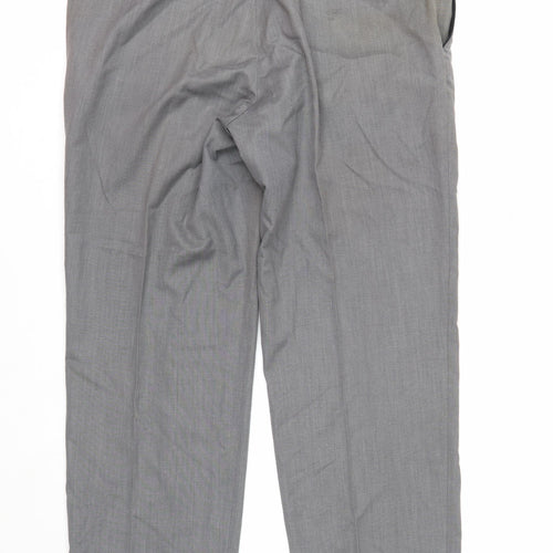 Marks and Spencer Men’s Grey Dress Pants 36W 31L Autograph Trousers