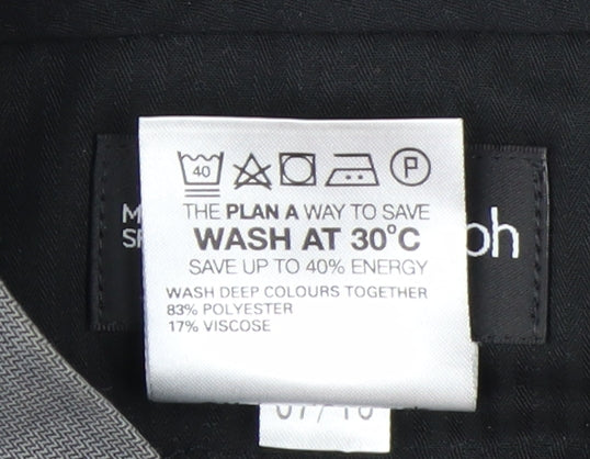 Marks and Spencer Men’s Grey Dress Pants 36W 31L Autograph Trousers