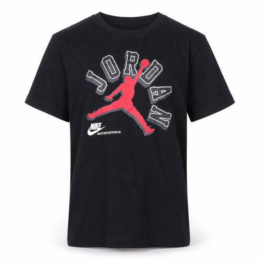 Nike Jordan Boys Black Graphic T-Shirt XL 13-15 Years