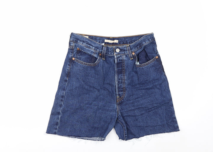 Levi’s Women’s Blue Denim Cut-Off Shorts Size 30 High Rise Casual