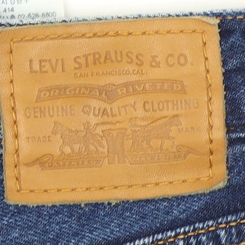 Levi’s Women’s Blue Denim Cut-Off Shorts Size 30 High Rise Casual