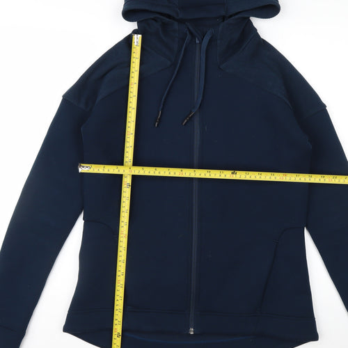 Sweaty Betty Women's Navy Full Zip Hoodie Size S Polyester Blend