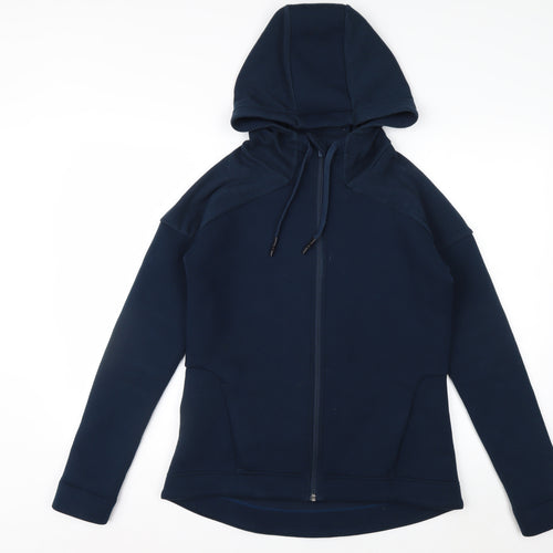 Sweaty Betty Women's Navy Full Zip Hoodie Size S Polyester Blend