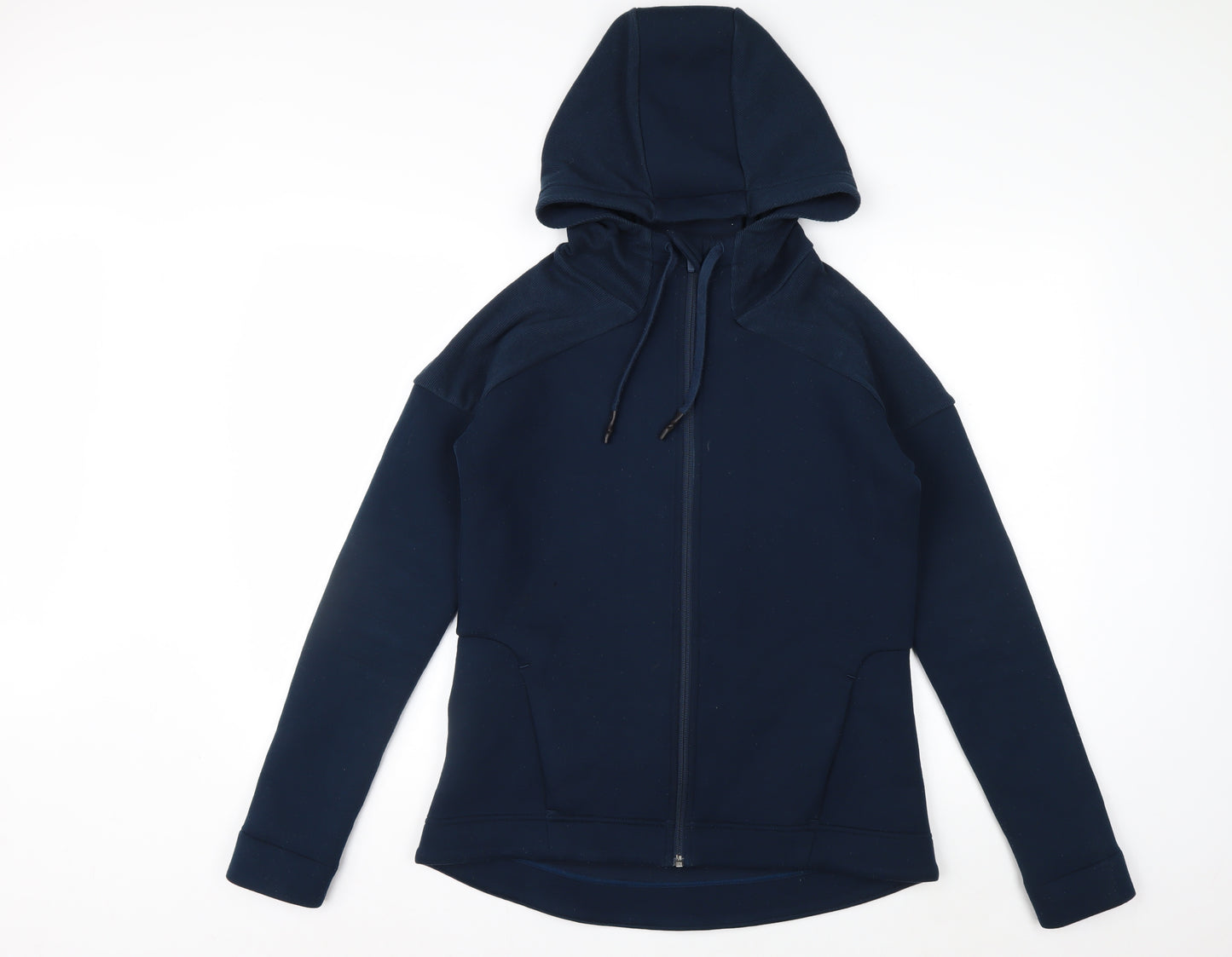 Sweaty Betty Women's Navy Full Zip Hoodie Size S Polyester Blend
