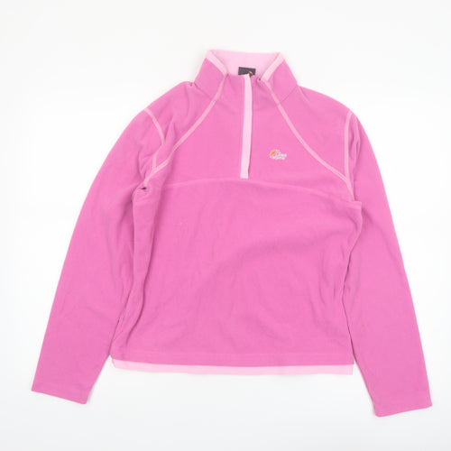 Lowe Alpine Women's Pink Fleece Pullover Sweatshirt Medium