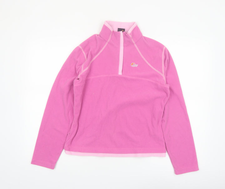 Lowe Alpine Women's Pink Fleece Pullover Sweatshirt Medium