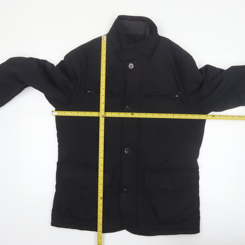 Marks and Spencer Collezione Men's Black Mid-Length Jacket Size M