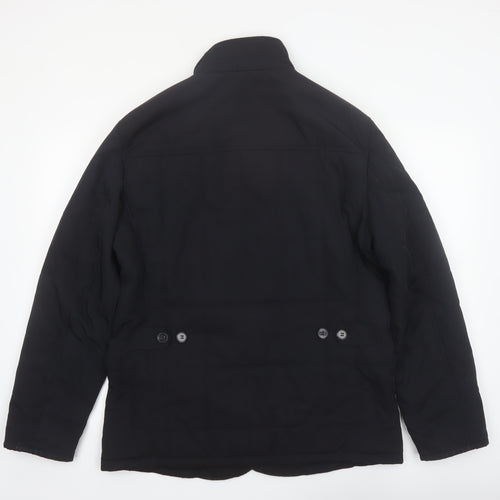 Marks and Spencer Collezione Men's Black Mid-Length Jacket Size M