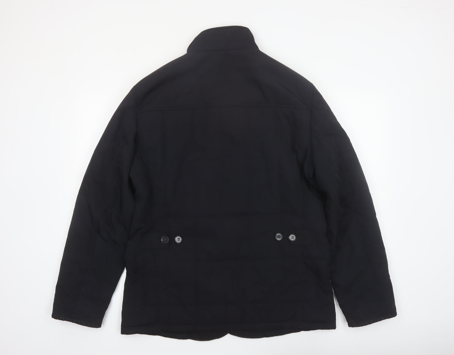 Marks and Spencer Collezione Men's Black Mid-Length Jacket Size M