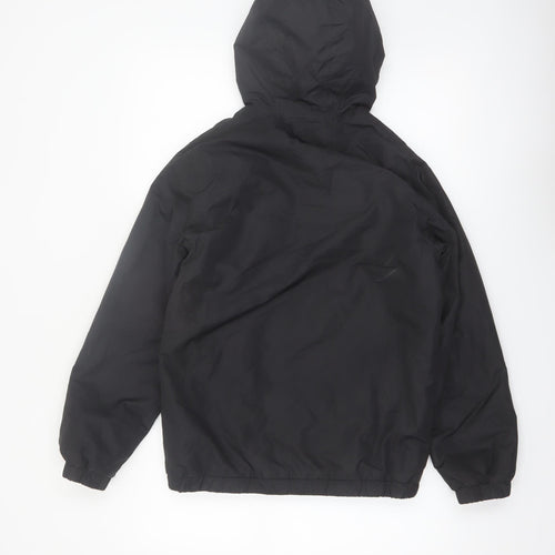 Gelert Boys Black Waterproof Hooded Rain Jacket 13 Years
