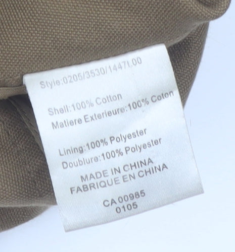 Hobbs Womens Brown Cotton Long Trench Coat Size 10