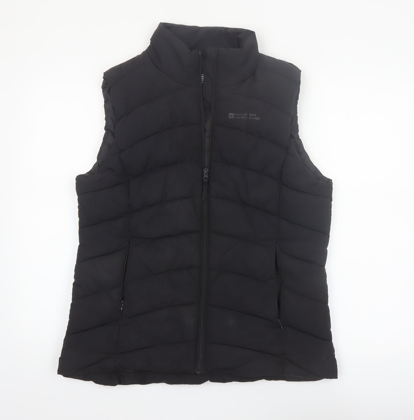 Mountain Warehouse Women’s Black Size 14 Puffer Waistcoat Gilet