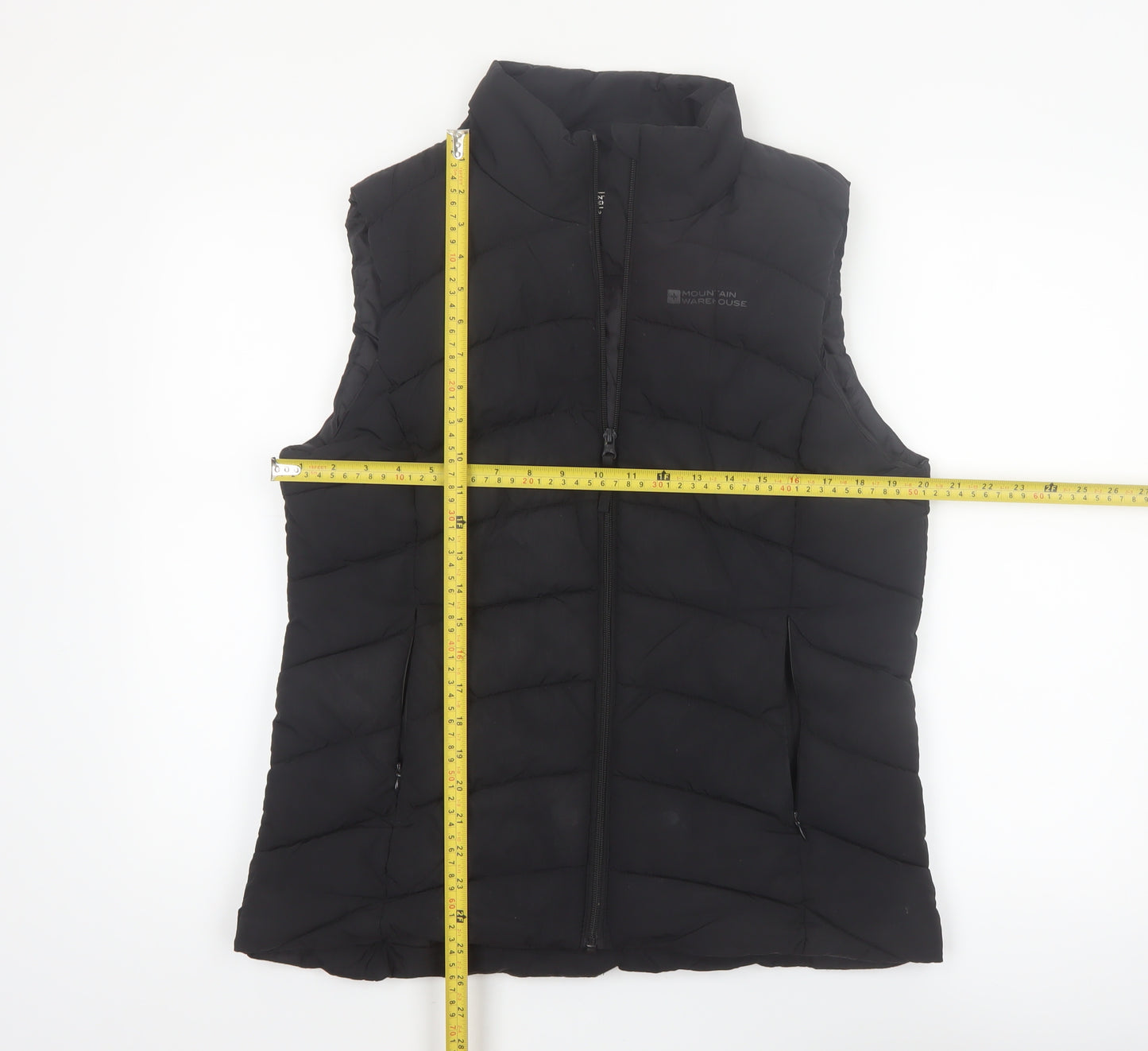 Mountain Warehouse Women’s Black Size 14 Puffer Waistcoat Gilet