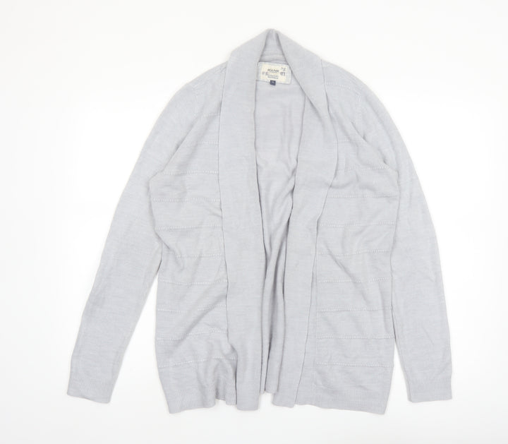 Maine New England Women’s Grey Size 14 Open Knit Cardigan