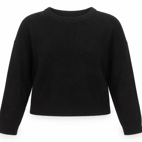 Brave Soul Women's Black Size 10 Crew Neck Long Sleeve Jumper