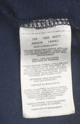Columbia Men's Blue L Fleece Full Zip Jacket Outdoor Hiking