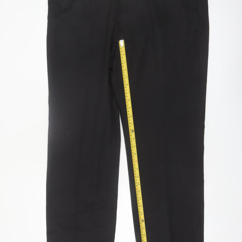Marks and Spencer Men's Black Regular Fit Dress Trousers 42W 31L