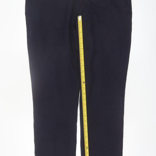 Next Men's Black 38in Regular Fit Dress Trousers