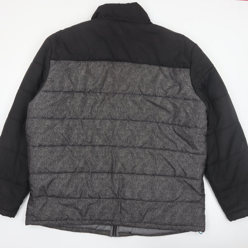 Atlas For Men 3XL Grey Insulated Puffer Jacket Lightweight Casual Outerwear