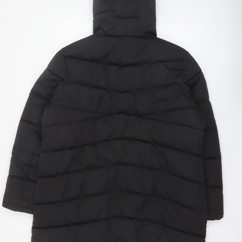 Dare 2B Womens Black Puffer Winter Coat Size 18 Hooded Long