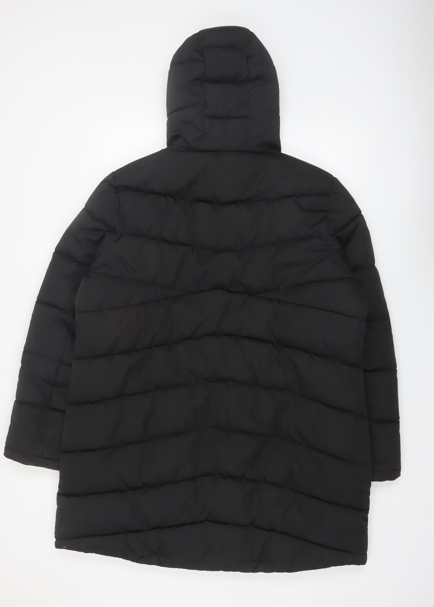 Dare 2B Womens Black Puffer Winter Coat Size 18 Hooded Long
