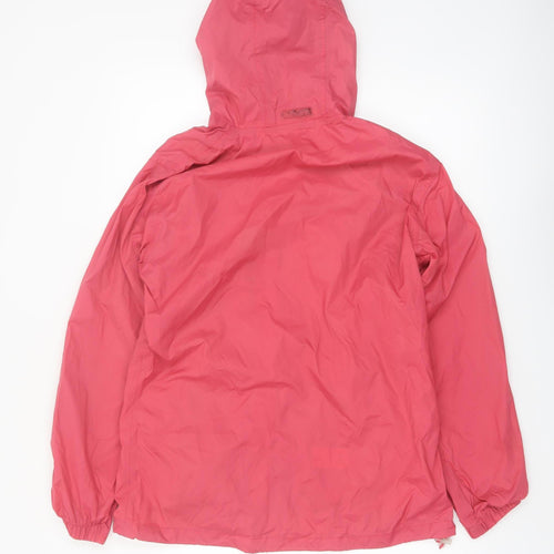 Gelert Womens Pink Waterproof Hooded Rain Jacket Size 10