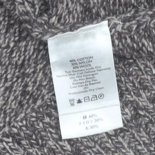 Eddie Bauer Men's Multicoloured Fair Isle Wool Blend Crew Neck Jumper XL