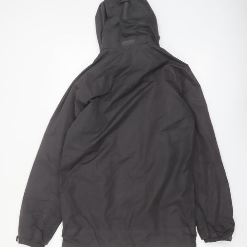 Regatta Men's Black S Waterproof Hooded Rain Jacket