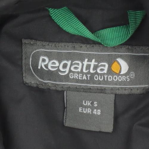 Regatta Men's Black S Waterproof Hooded Rain Jacket