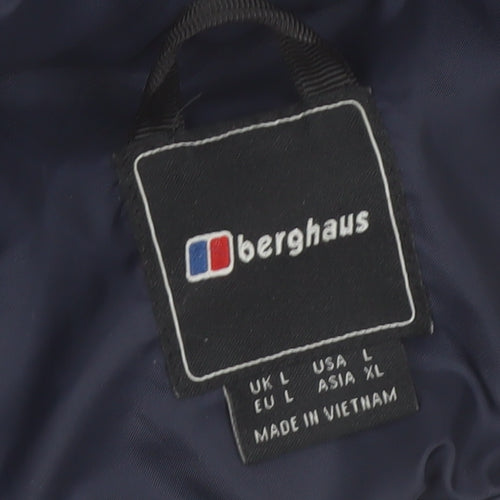 Berghaus Men's Blue Red L Waterproof Hooded Softshell Jacket