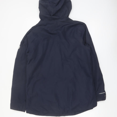 Regatta Womens Blue Waterproof Hooded Rain Coat Jacket UK 14