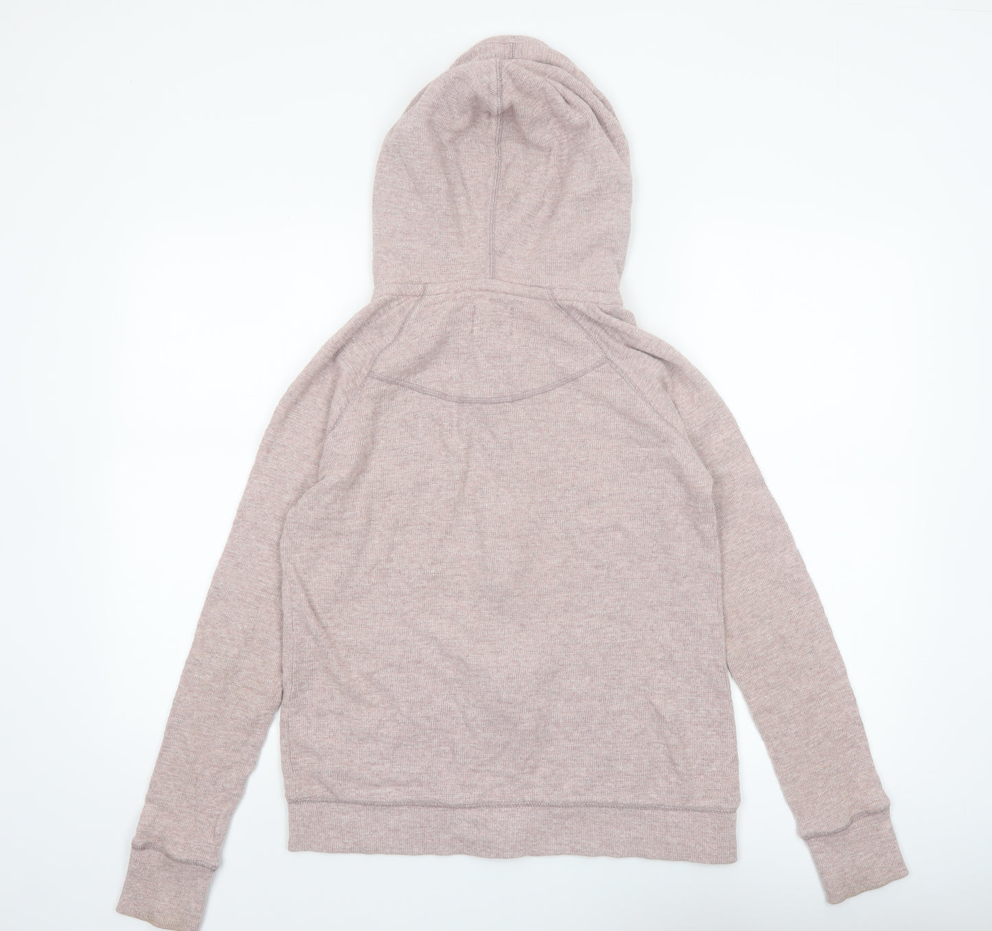Next Women Pink Full Zip Hoodie Size 14 Cotton Casual