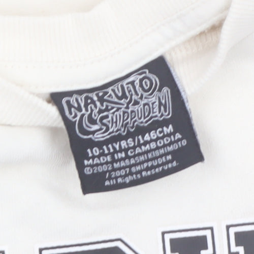 Difuzed Boys Ivory Naruto Shippuden Pullover Sweatshirt 10-11 Years