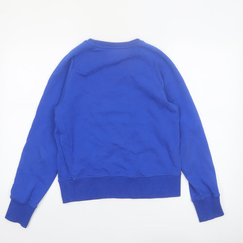 Zadig & Voltaire Women's Blue Small Cotton Pullover Sweatshirt