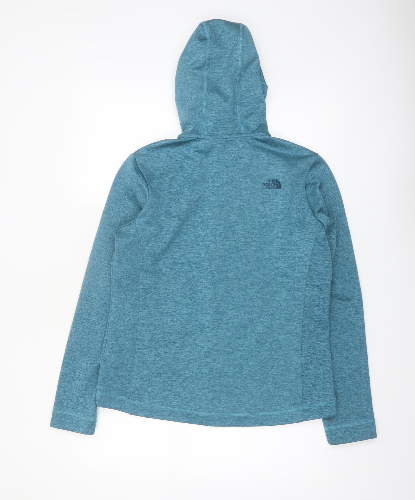 The North Face Womens Blue Full Zip Hoodie L Polyester Activewear