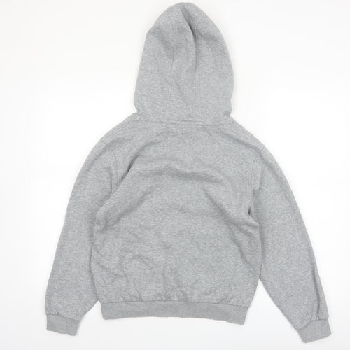 Nike Boys Grey Pullover Hoodie Size L 147-158cm Cotton Blend