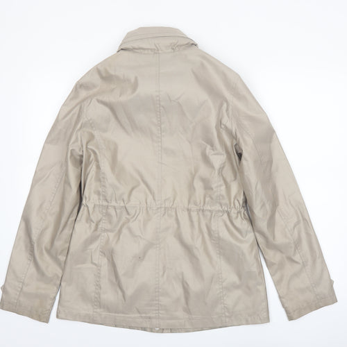 Marks and Spencer Women Beige Size 8 Lightweight Parka Jacket