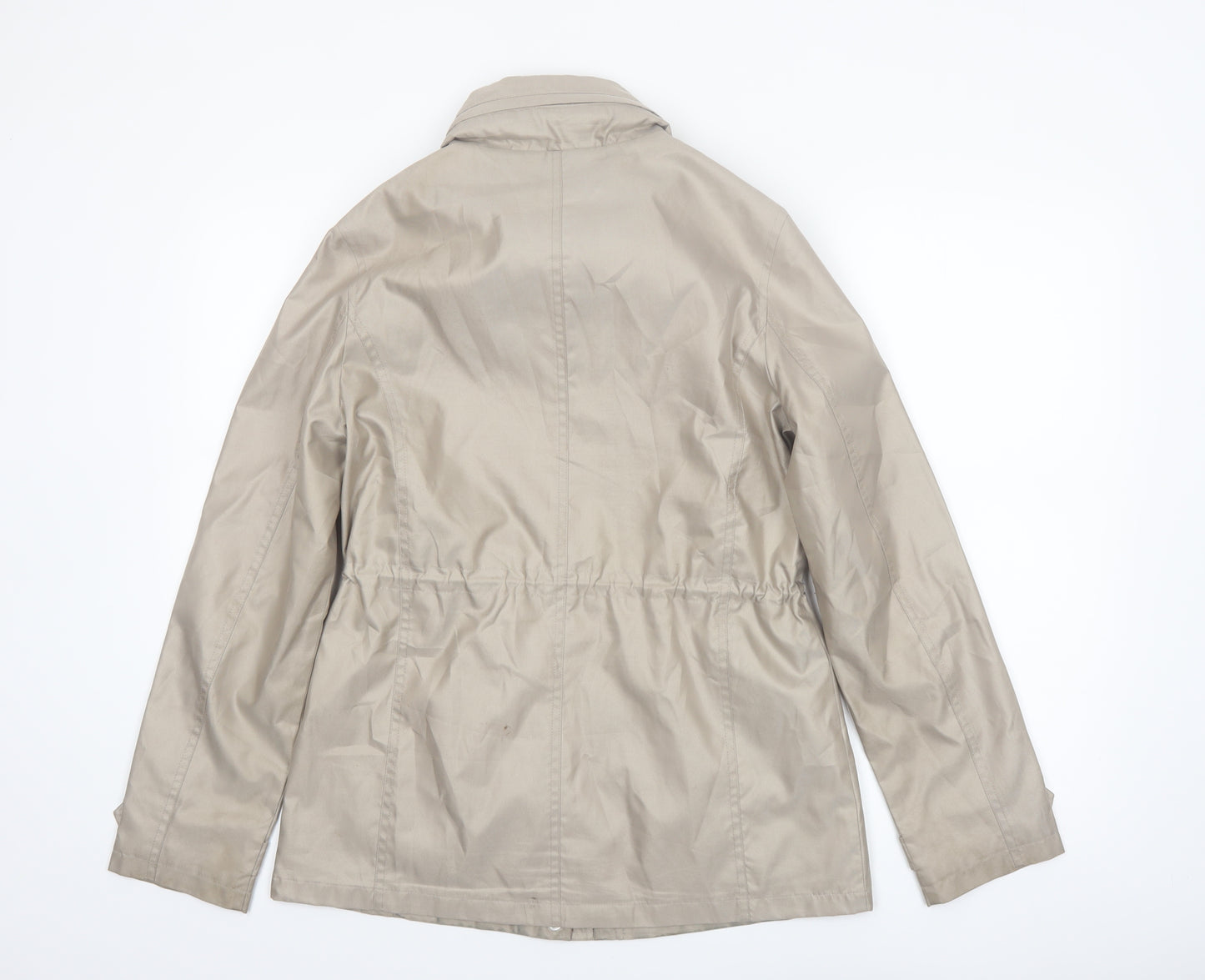 Marks and Spencer Women Beige Size 8 Lightweight Parka Jacket