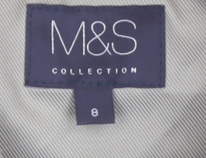 Marks and Spencer Women Beige Size 8 Lightweight Parka Jacket